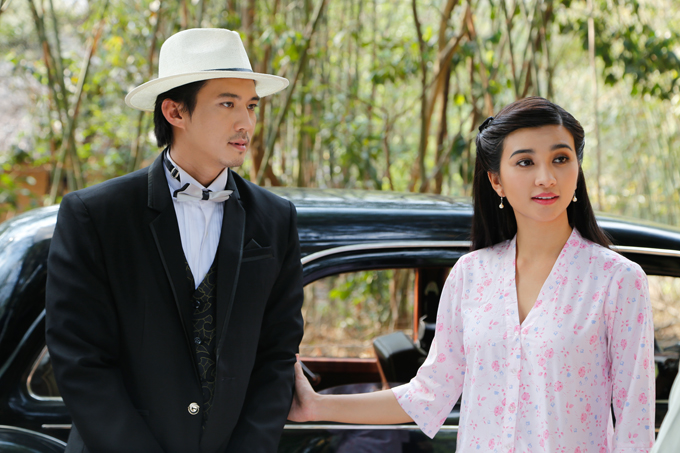 Kim Tuyến xinh đẹp trong tạo hình đệ nhất kỹ nữ Sài Gòn xưa